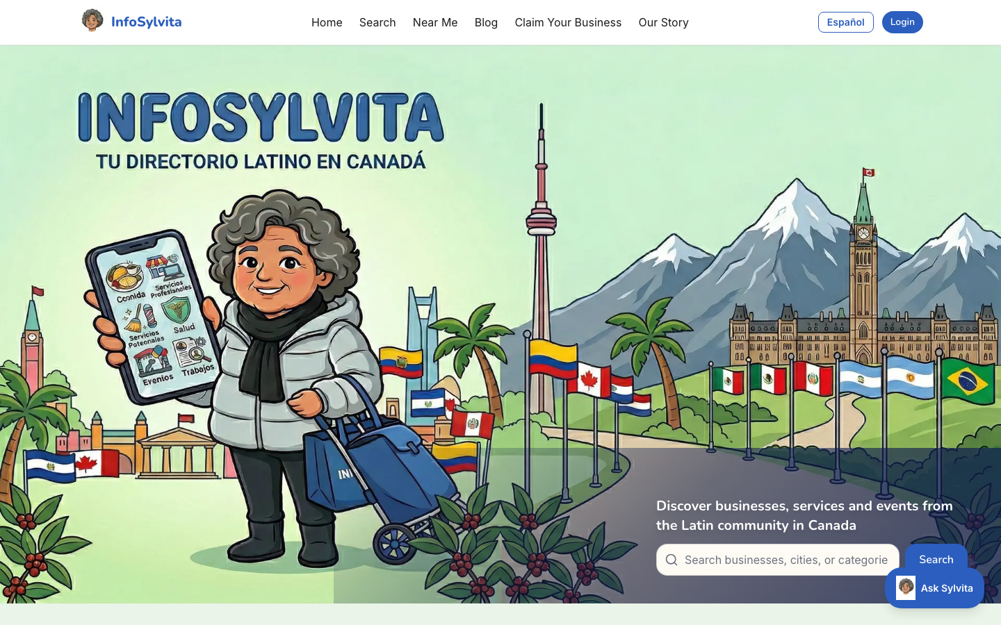 InfoSylvita — Latin American business directory built by Alejandro Arce